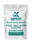  Toz Jelatin %100 Saf - Sığır 240Bloom 5 Kg