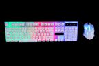 RGB Işıklı OYUNCU KLAVYE VE MOUSE SETİ GTS-1001