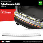 S-Dizayn Mercedes E Class W212 SW Krom Arka Tampon Eşiği 2010-2013 A+ Kalite