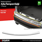 S-Dizayn Mercedes GLE350 Krom Arka Tampon Eşiği 2015-2019 A+ Kalite