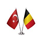 Belçika İkili Masa Bayrağı