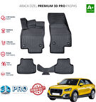 AUDİ Q2 ARACA ÖZEL 3D PASPAS 2017 2018 2019 2020 2021 2022 2023