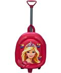  barbili kızlı Çekçekli Tekerlekli Anaokulu/kreş Çantası 1. Kalite barbie bez (ÖLÇÜLERE BAKINIZ)