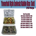 215 Parça İzolesiz Kablo Ucu Seti