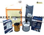 Peugeot 301 1.6 Hdi Filtre Bakım Seti 2012-2018 Euro 5