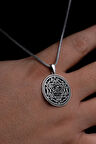 Hz. Süleyman Mührü Erkek Gümüş Kolye