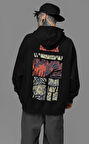Arka Ön Baskılı Anime Comics Unisex Oversize Berserk Hoodie