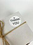 Thank You Yazılı 40 mm Yapışkanlı Stciker Etiket 120 Adet