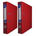 Büro Klasör Kırmızı Dar Noki Kırmızı Büro Klasörü Halkalı 2 Adet