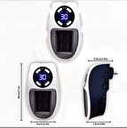  Fanlı Elektrikli Isıtıcı Karavan İçin Taşınabilir 220 Volt Fişe Takılan 500 Watt Isıtıcı Kumandalı