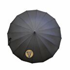 Marlux Vale Protokol Baston Şemsiye 105 Cm Siyah