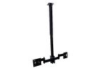 Megatron 17-28'' Çiftli Led Monitör Hareketli Tavan Askı Aparatı