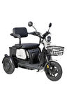 Elektrikli 3 Tekerlekli Motosiklet (KAYAN KOLTUK 2 KİŞİLİK)