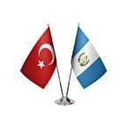 Guatemala İkili Masa Bayrağı