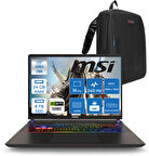 Msı Vector 16 Intel Core Ultra 9 275HX 24GB 4tb + 4tb SSD RTX5080 16GB Tdp 175W Gddr7 Freedos 16" Qhd+ 240Hz Taşınabilir Bilgisayar A2XWIG090XTRF10 + Zetta Çanta