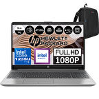 Hp 250 G9 Intel Core I5 1235U 40GB 256GB SSD Intel® Iris® Xᵉ Windows 11 Home 15.6" Fhd Taşınabilir Bilgisayar 9M3G5ATH21+ Zetta Çanta