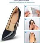 1 Çift Ortopedik Tabanlık Yüksek Topuklu Ayakkabı Topuk Vurma Önleyici Koruyucu Yastığı Ped