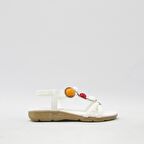 GUJA BLG22Y150-9 BEYAZ KADIN RENKLİ BÜYÜK BOCUKULU SANDALET