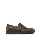 FOSCO FSC-2861 KAHVERENGİ ERKEK TOKALI KLASİK AYAKKABI