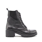 KANUGA SCL-63 SİYAH KADIN STREÇ DETAYLI POSTAL BOT