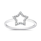 0.15 Karat Pırlanta Yıldız Yüzük