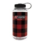 Nalgene 32oz Wide Mouth Red Plaid
