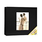 Rabsev 10x15cm 600 Fotoğraf Kapasiteli Lüks Pencereli Deri Fotoğraf Albümü