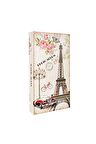 Rabsev RS307 Fotoğraf Albümü 10x15cm 300 Fotoğraf Kapasiteli Eyfel Kulesi Desenli Lüks Albüm