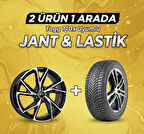 Togg T10x Uyumlu 225/60R18 Dört Mevsim Lastiği 4 Adet Yılı:2025 + CA238018 BP 18"Jant 4 Adet