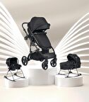 Fast Pro Completto 4 İN 1 Travel Sistem Bebek Arabası Siyah