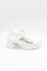 Guja İthal Triko Sneakers Kadın Spor Ayakkabı GJ301 Beyaz