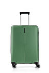 ÇÇS Trolley Polipropilen Unisex Büyük Boy Valiz ÇÇS5224 - Metalik Koyu Yeşil