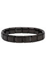 İtalyan Çelik Bileklik - Siyah