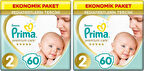 Prima Bebek Bezi Premium Care 2 Beden Ekonomik Paket 120 Adet