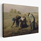 Millet Darı Toplayıcı Kadınlar Tablosu - Jean-François - French-6652