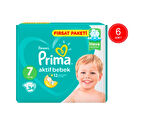 Prima Pampers Aktif Bebek Fırsat Paketi Bebek Bezi 15+ KG 7 Beden 6 x 34 Adet