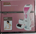 İNSUA HK7006 PROFESSIONAL LADY EPİLATÖR ALETİ 4 IN 1 BEAUTY TOOL EPİLASYON ALETİ TÜY ALMA MAKİNESİ,TOPUK TÖRPÜSÜ
