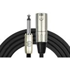 Kirlin 3mt. XLR Erkek-1/4'' TRS Mono Mikrofon-Enstrüman Kablosu