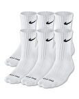 Nike Dri-fit Cushioned Crew Orta Boy Erkek Çorap  Siyah/beyaz Sx4446