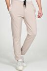 Erkek Relaxed Fit Beli Lastikli Bağcıklı Pamuklu Rahat Spor Jogger Pantolon