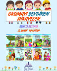 3.Sınıf Okumayı Sevdiren Renkli Resimli Hikayeler 13 - 10 Kitap