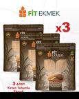 fit 3'lü paket Keten Tohumlu Lavaş Ekmeği 300gr