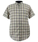 Büyük Beden Erkek Gömlek Keten Kısa Kol