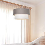 Dekoratif Sarkıt Antrasit Gri Yatak Odası Salon Avize