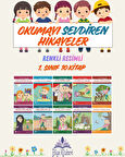 1. Sınıf Okumayı Sevdiren Renkli Resimli Hikayeler 7 - 10 Kitap