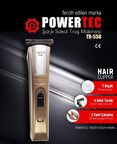 Powertec TR-558 4 Başlıklı Kablosuz Kuru Sakal Kesme Makinesi 