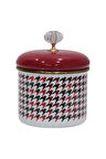 PR Home Forte Red Emaye Baharatlık Kavanoz Küçük Boy 10 cm
