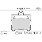 FREN BALATASI ARKA MERCEDES W124-202 2068701 - 15.5MM