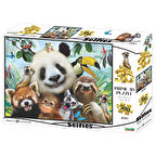 Prime 3D Hayvanat Bahçesi Selfie 500 Parça Yetişkin Puzzle 1006