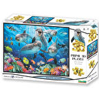 Prime 3D Sevimli Yunuslar 63 Parça Puzzle 10529